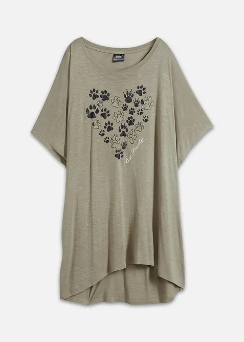 T-shirt van soepele viscose, bonprix