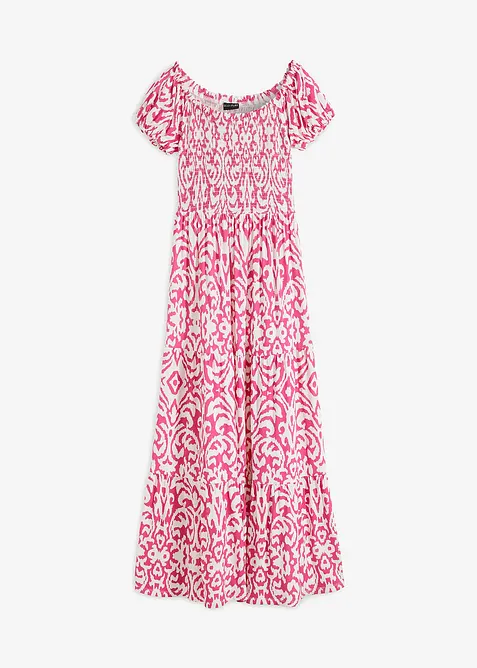 Gedessineerde maxi jurk van een viscose mix, bonprix