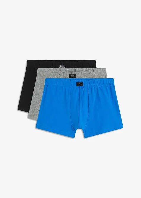Strakke boxershorts (set van 3) met biologisch katoen, bonprix