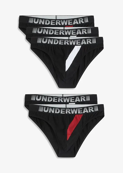 Slip met katoen (set van 5), bonprix