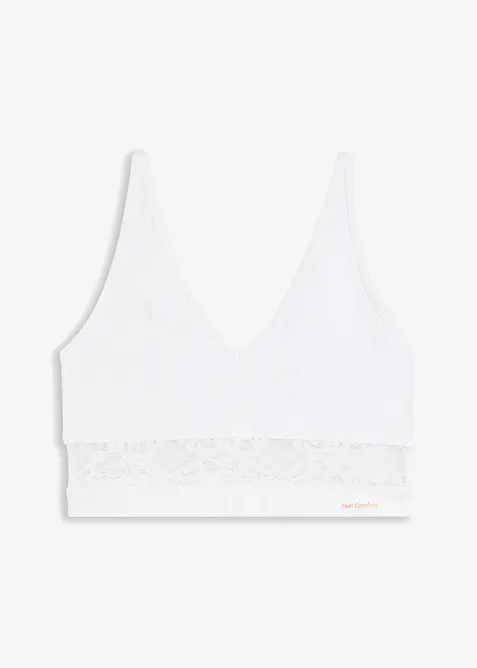 Naadloze Feel Comfort bralette met sierlijk kant, bonprix