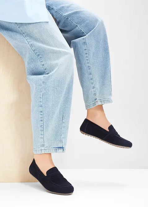 Loafers van suède, bonprix