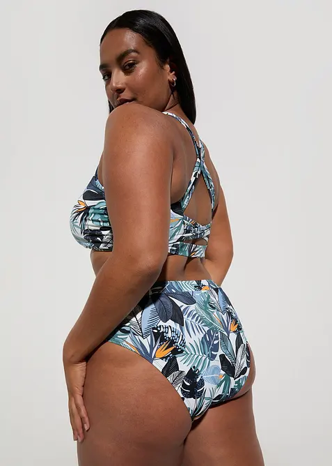 Bralette bikini (2-dlg. set) met gekruiste bandjes, bonprix