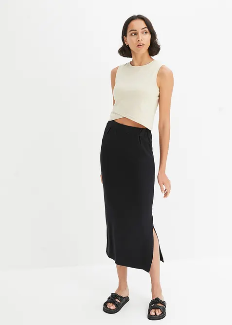 Cropped top van een zachte katoenmix, bonprix