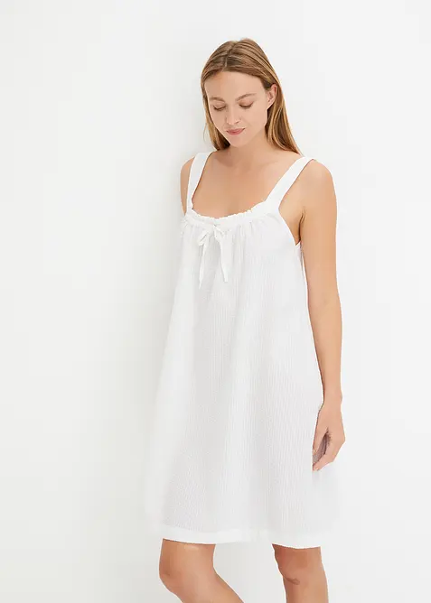 Licht oversized nachthemd van seersucker, bonprix