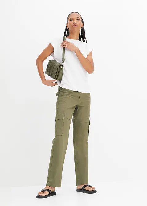 T-shirt in een zachte viscosemix, bonprix