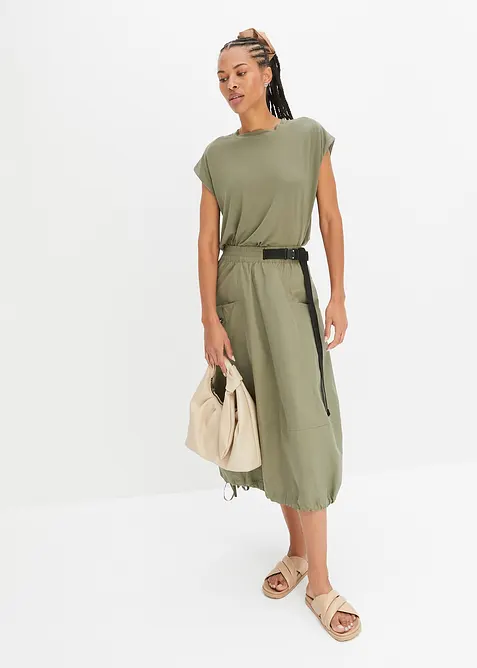 T-shirt in een zachte viscosemix, bonprix