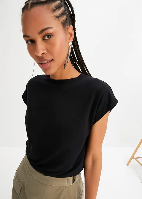 T-shirt in een zachte viscosemix, bonprix