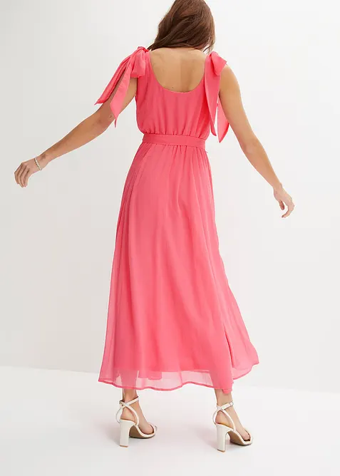 Chiffon jurk met strikdetails, bonprix