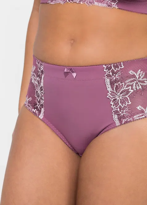 Corrigerende slip met borduursel (set van 2), bonprix