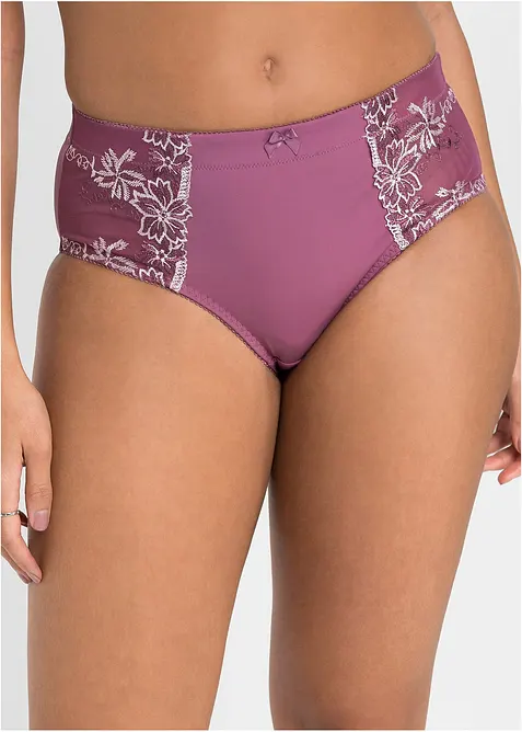 Corrigerende slip met borduursel (set van 2), bonprix