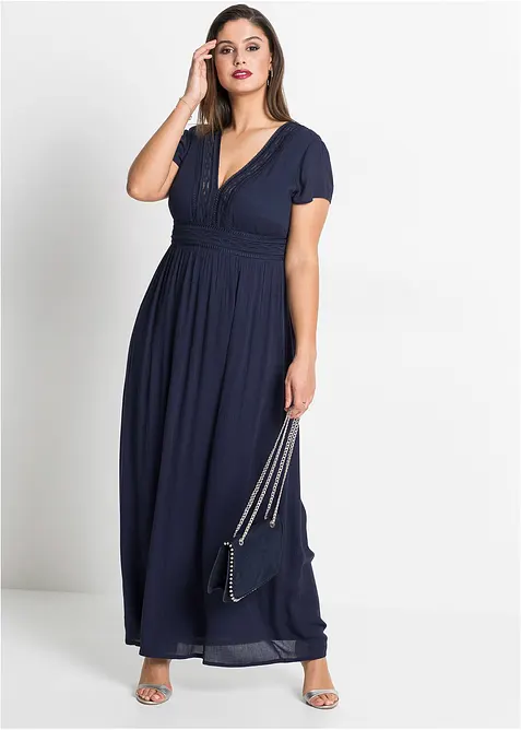 Maxi jurk van soepele viscose, bonprix