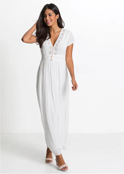 Maxi jurk van soepele viscose, bonprix
