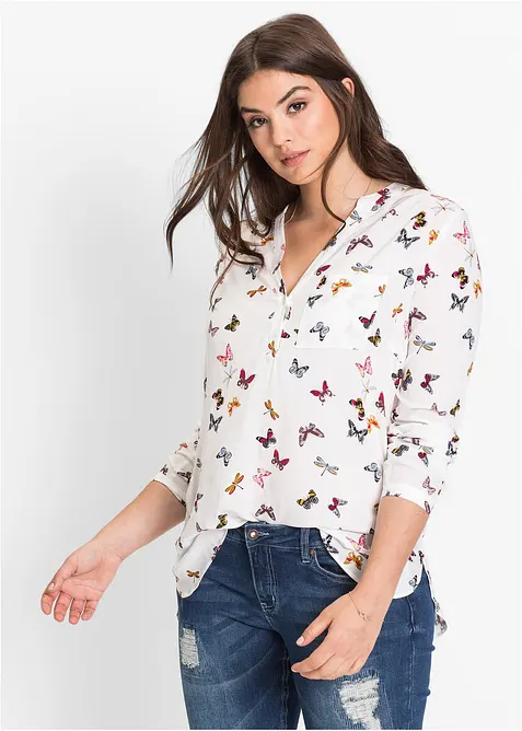 Blouse van soepele viscose, bonprix