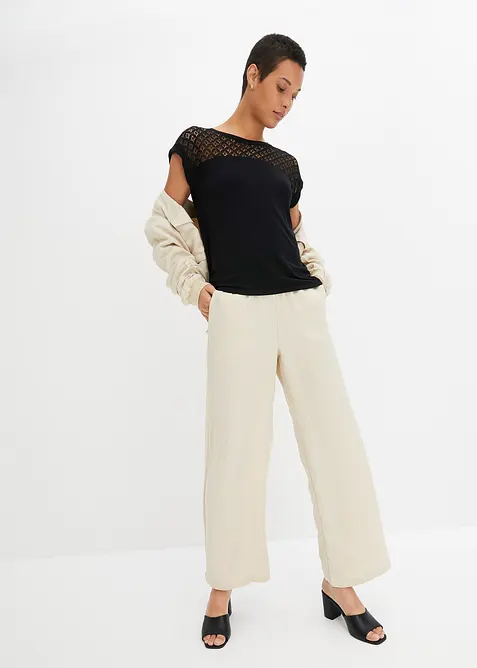 Shirt in een zachte viscosemix, bonprix