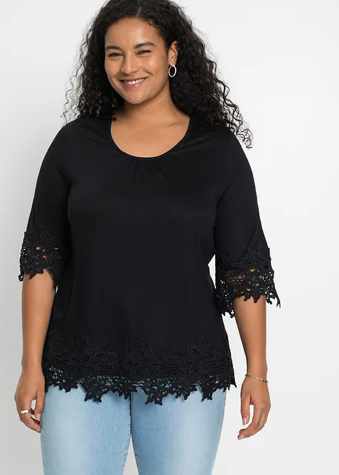 Shirt van viscose, bonprix