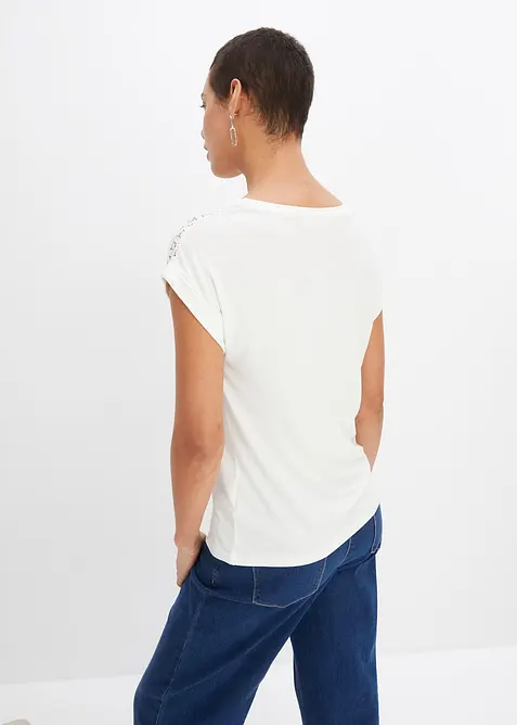 Shirt in een zachte viscosemix, bonprix