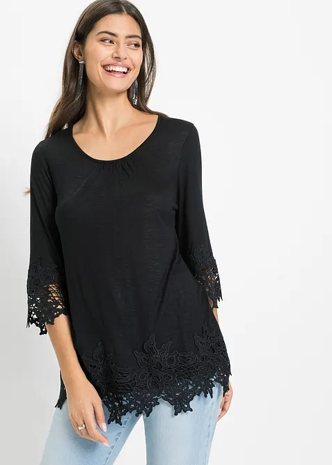 Shirt van viscose, bonprix