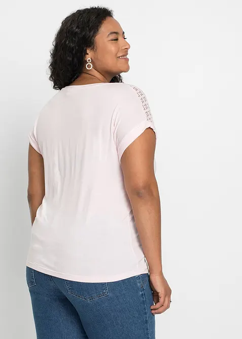 Shirt in een zachte viscosemix, bonprix