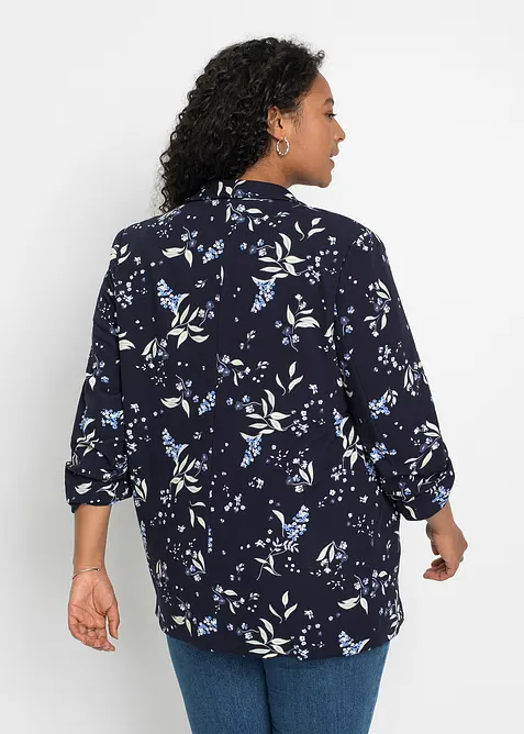 Lange gedessineerde blazer, bonprix