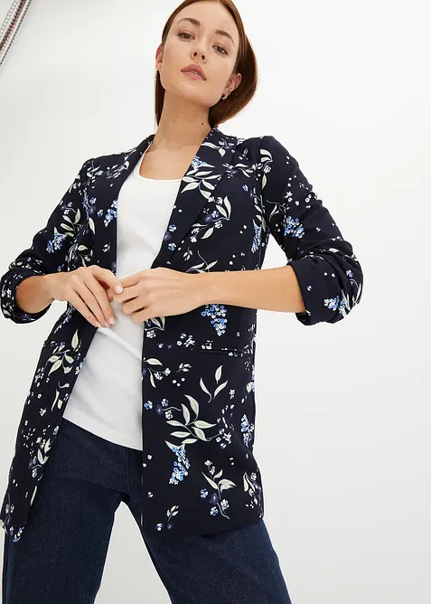 Lange gedessineerde blazer, bonprix