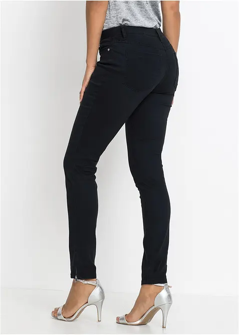 Skinny jeans mid waist, cropped, bonprix