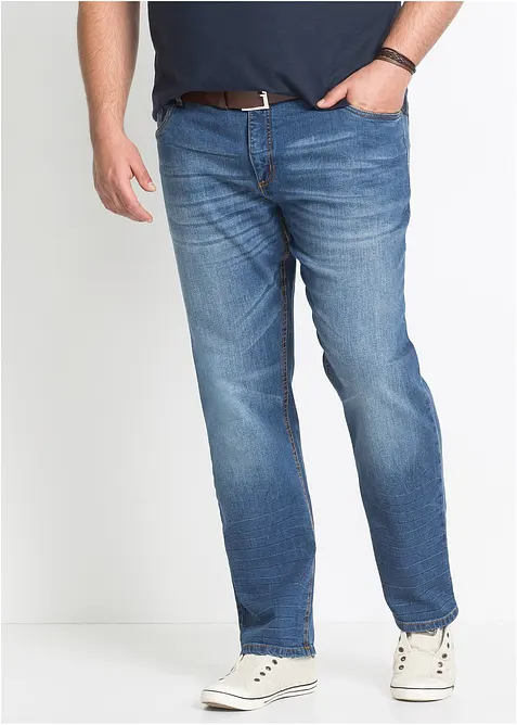 Classic fit stretch jeans, straight, bonprix