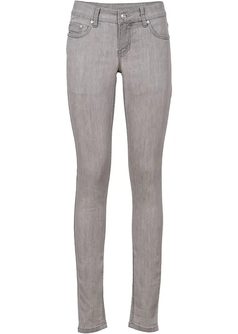 Skinny stretch jeans, mid waist, bonprix