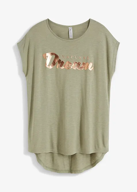 Longshirt van viscosemix, bonprix