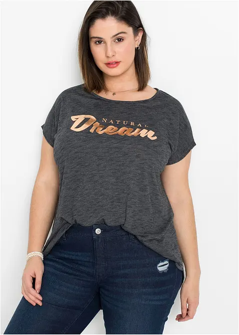 Longshirt van viscosemix, bonprix