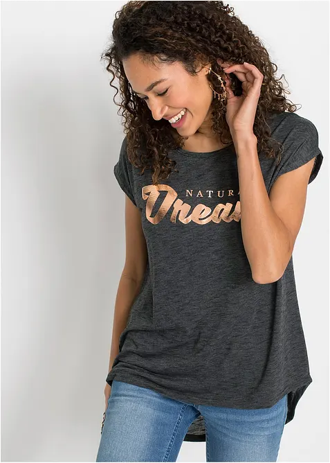 Longshirt van viscosemix, bonprix