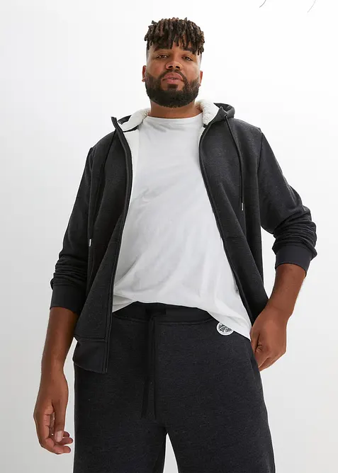 Thermo sweatvest met fleece voering, bonprix