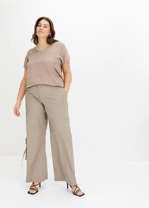 Shirt in een viscosemix, bonprix