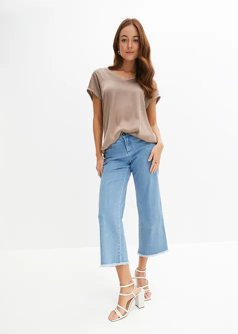 Shirt in een viscosemix, bonprix