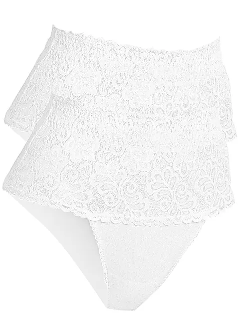 Corrigerende slip (set van 2), sterk corrigerend, bonprix