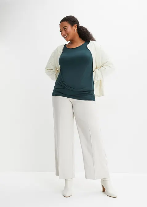 Shirt in een zachte viscosemix, bonprix