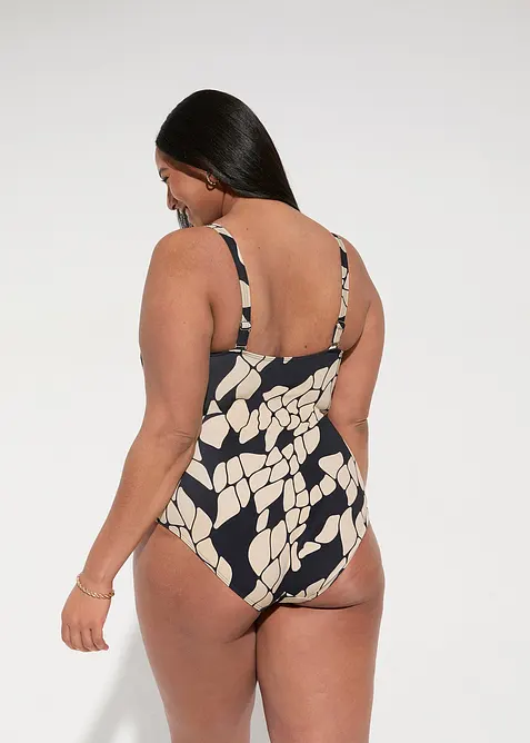 Licht corrigerend badpak met een V-hals, bonprix