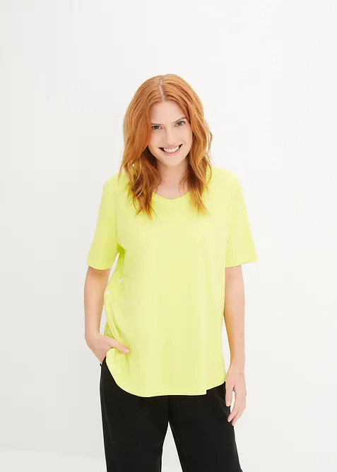 Wijd T-shirt van biologisch katoen, bonprix