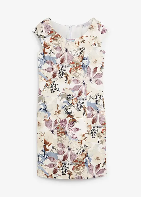 Kokerjurk van katoensatijn, bonprix