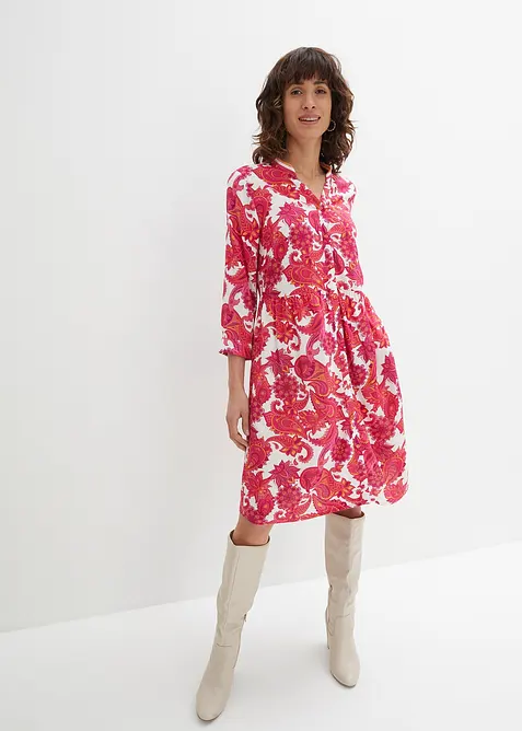 Overhemdjurk van vloeiende viscose, bonprix