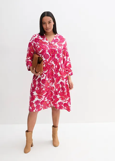 Overhemdjurk van vloeiende viscose, bonprix