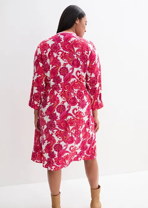 Overhemdjurk van vloeiende viscose, bonprix