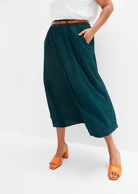 Maxirok met riem (2-dlg. set), bonprix