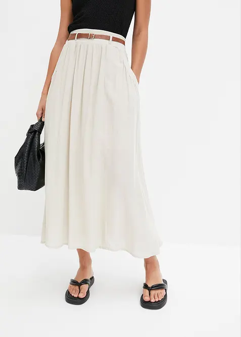 Maxirok met riem (2-dlg. set), bonprix