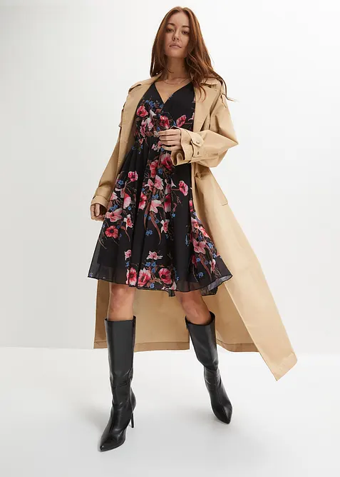 Mesh mini jurk, bonprix