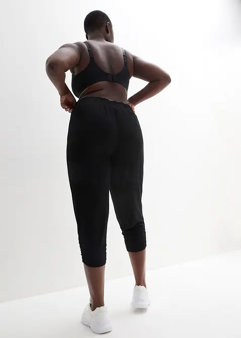 Loungewear harembroek met plooitjes, bonprix