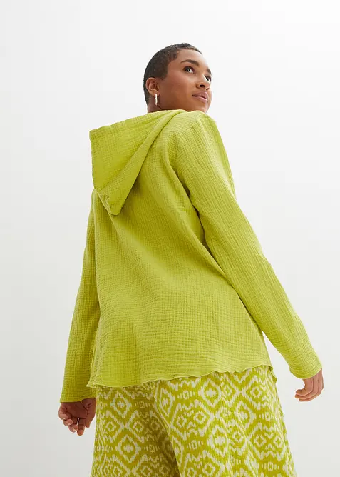 Mousseline blouse van katoen, bonprix