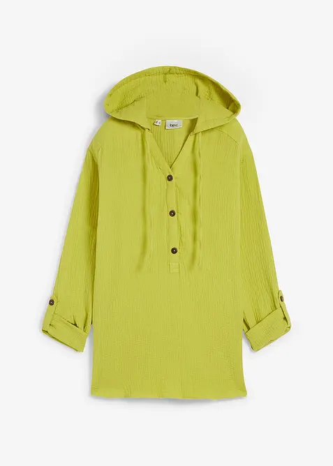 Mousseline blouse van katoen, bonprix