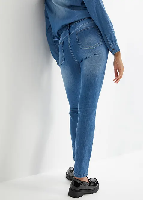 Skinny jegging mid waist met comfortband, bonprix