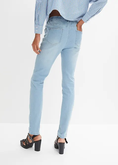Skinny jegging mid waist met comfortband, bonprix